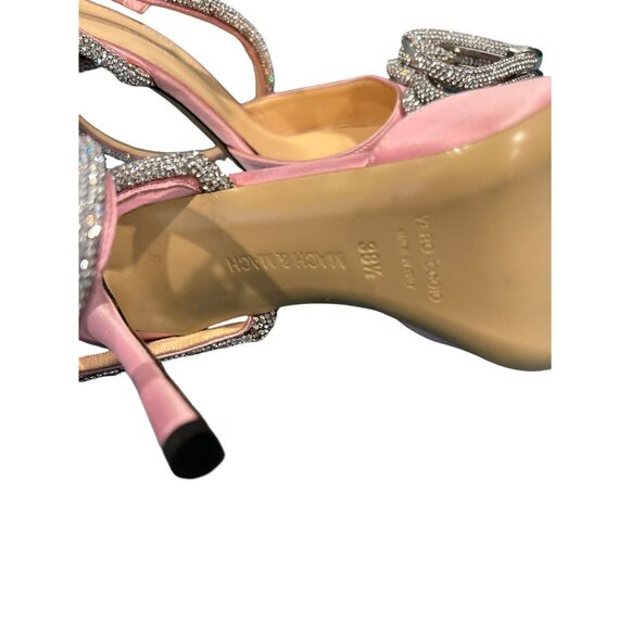 Mach & Mach Triple Heart Ankle-Strap Pumps Sz 38.5 US 8.5 MSRP $1020  NEW OTHER - Picture 9 of 10